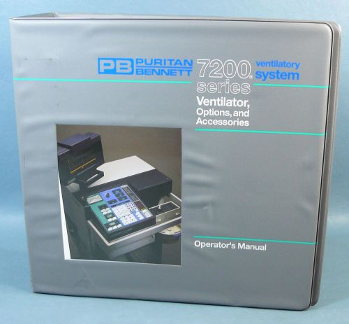 Puritan Bennett 7200ae operator&#039;s manual