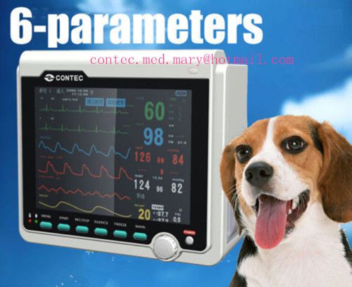 CE, Veterinary VET ICU Vital Signs Patient Monitor Of ECG,SPO2,PR,RESP,TEMP,NIBP