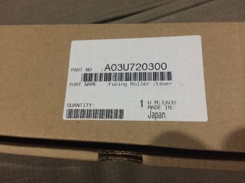 A03U720300 KONICA MINOLTA BIZHUB PRO C6500 C6501 FUSING ROLLER LOWER