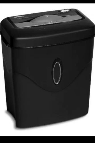 Aurora 8-Sheet Cross Cut Paper Shredder Basket Heavy Duty Office Supplies