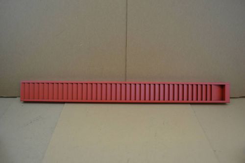 New 40 Slot Time Card Rack Holder Red 2-1/2&#034;