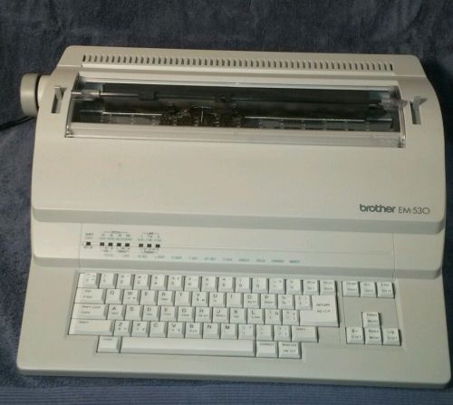 Brother EM 530 Typewriter processer excellent condition works perfectly.