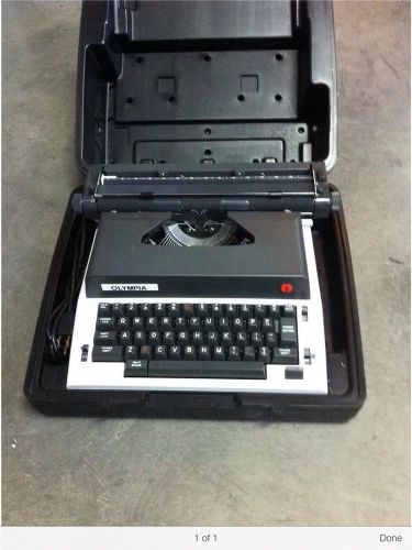 Olympia Portable Electric E-R12 Typwriter &amp; Case CE-R12