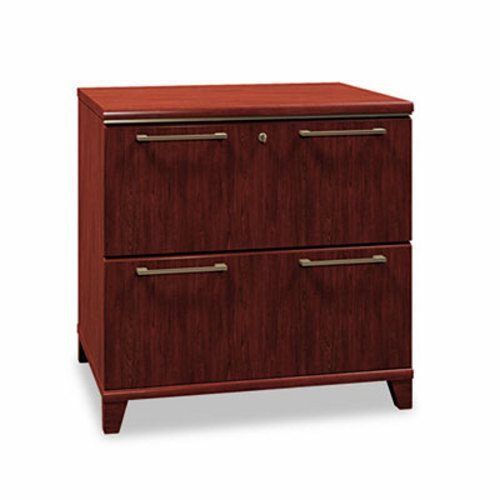 Bush 30&#034;W 2-Drawer Lateral File Enterprise: Harvest Cherry (BSH2954CS03)