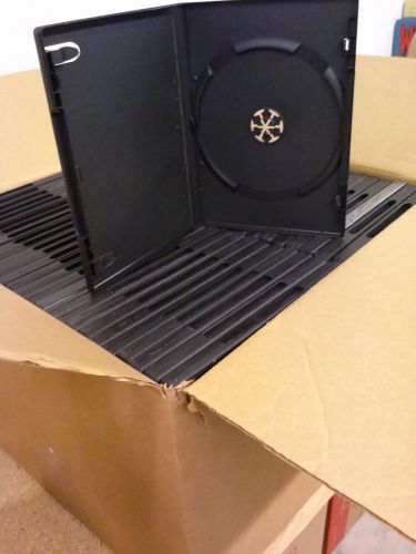 100 STANDARD Black Single DVD Cases 14MM