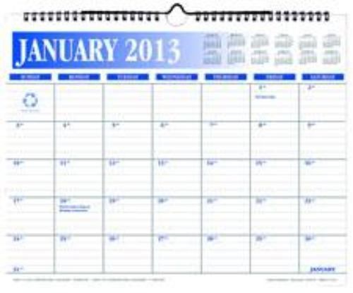 Payne Publishers Wall Calendar 11&#039;&#039; x 14&#039;&#039; Color