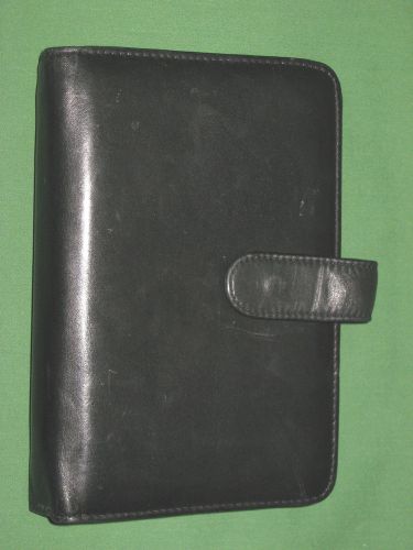 COMPACT ~1&#034;~GENUINE LEATHER Wilson&#039;s Leather Planner BINDER Franklin Covey 9112