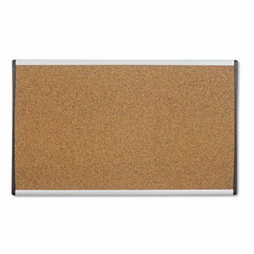 Quartet ARC Frame Cork Cubicle Board, 14 x 24, Tan, Aluminum Frame (QRTARCB2414)