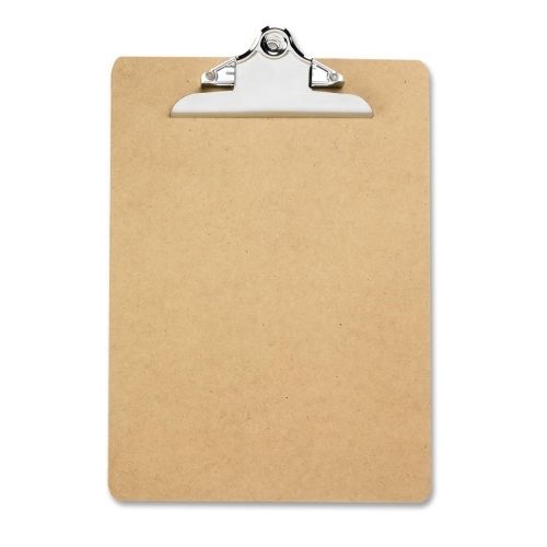 Business Source Clipboard - 9&#034; x 12.50&#034; - Hardboard - Brown - BSN65637