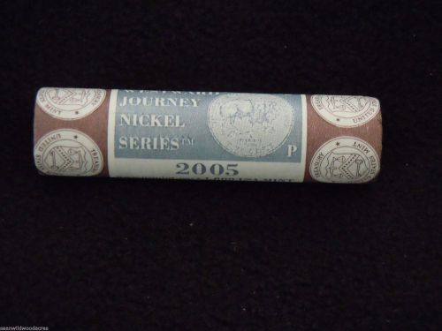 2005 P JEFFERSON Buffalo Bison 40UNC NICKEL ROLL Original Bank Wrapped OBW