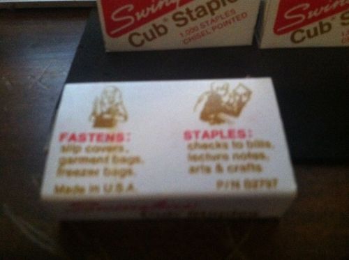 Lot of 5 VINTAGE SWINGLINE CUB STAPLES