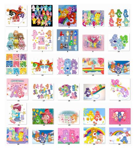 30 Personalized Return Address labels Carebear Buy 3 get 1 free (CA3)