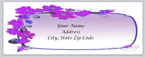 30 Flowers Personalized Return Address Labels Buy 3 get 1 free (bo107)