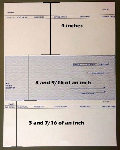 2,500 Blank Check Stock Paper MICR Magnetic Ink Character Recognition printers