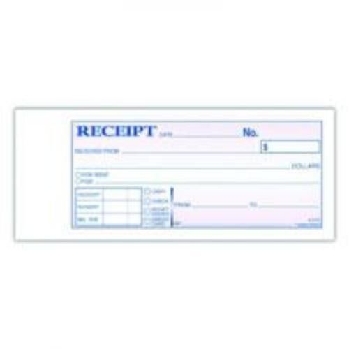 Duplicate Carbonless Receipt Book 2-Part 2-3/4&#039;&#039; x 7-3/16&#039;&#039; 50 ST/BK