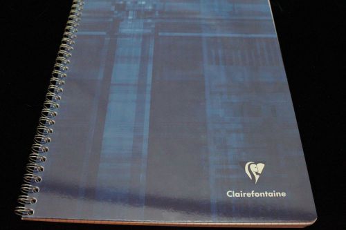 Clairefontaine wirebound notebook  8&#034; x 11&#034; graph blue for sale