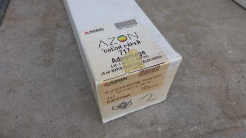 2 rolls 24# Color inkjet plotter bond 8.5&#034; x 150&#039; 2&#034; core Azon 717 NEW