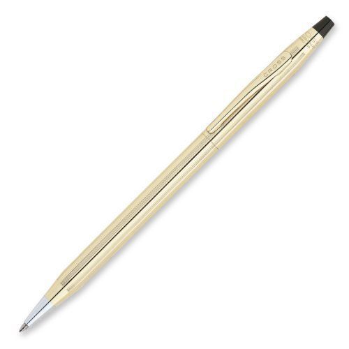 Cross classic century 10 karat gold-filled pen - black ink - gold (cro4502) for sale