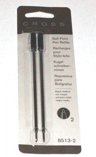 2 Paper Mate PhD Ball-Point Pen Refills Black, Medium