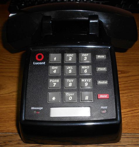 Lucent Avaya 107732422 Black Single Line Phone with Handset *REFURBISHED