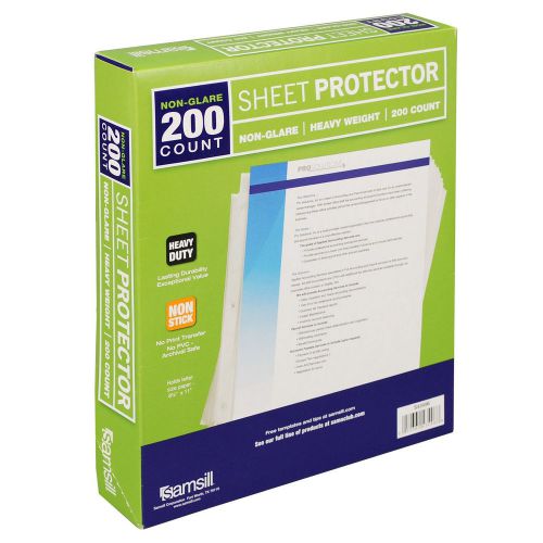 200 heavy duty sheet protectors clear page scrapbooking  fast ship for sale