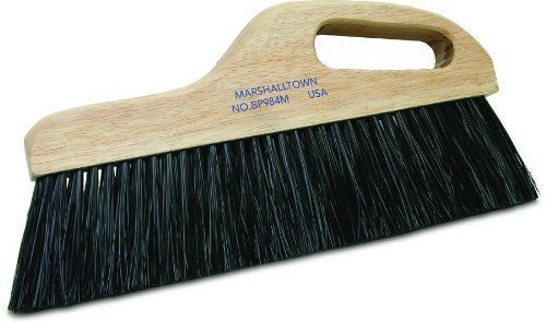 The Premier Line 12 Black Poly Finishing Broom Medium Crete Curbs