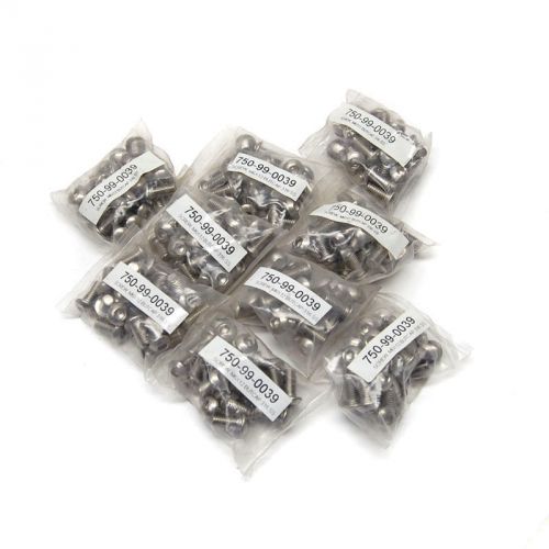 (225) new metric 316 stainless steel m6x12 button cap screws/bolts 1.00 for sale