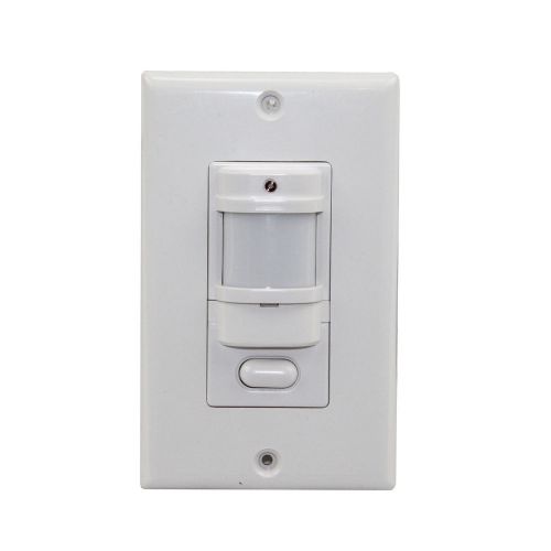 HUBBELL MYTECH LP-2 WALL SWITCH OCCUPANCY SENSOR INFRARED 180 DEG 277V, WHITE