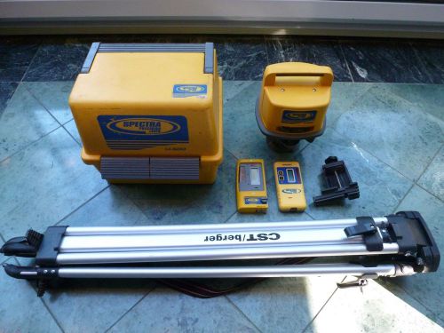 Trimble Spectra Precision LL500 Laser Level, Case, HR500 HR320 receivers, Tripod