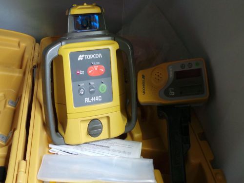 TOPCON RL H4C CONSTRUCTION LASER LEVEL ALKALINE DB LS 80L SENSOR SLOPE MATCH