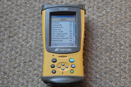 Topcon FC-100 Data Collector Handheld PC w/ TopSurv &amp; Pocket 3D