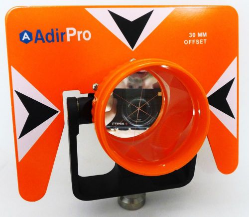 AdirPro All-Metal Single Tilt Prism W/Free Case For Total Stations Surveying