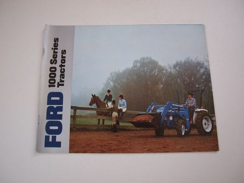 Ford 1110 1210 1310 1510 1710 1910 Compact Tractor Color Brochure 28 pg MINT &#039;83