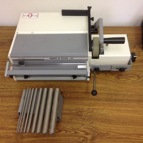 RHINO TUFF Binding Machine - Model OD4800 with Coil Inserter and 4:1 die