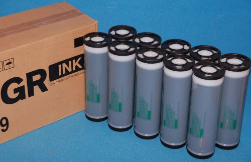 GR Black HD Ink S2314 Compatible 10 Tubes Riso GR3770 Super High Density Ink