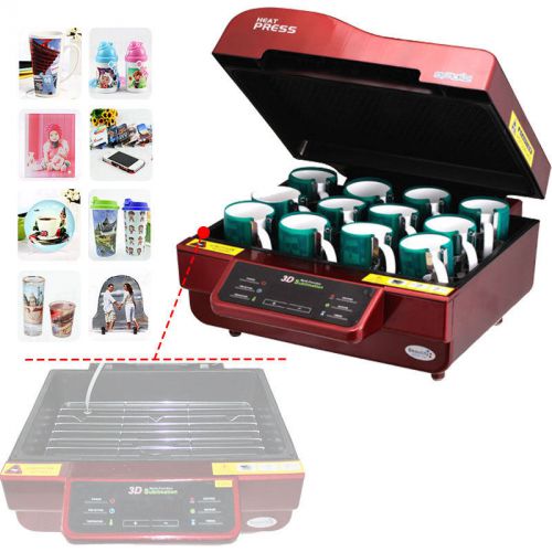 3D Sublimation Transfer Machine Press Heat Transfer Printer for Phone Case Plate