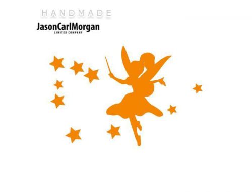 JCM® Iron On Applique Decal, Fairydust Neon Orange