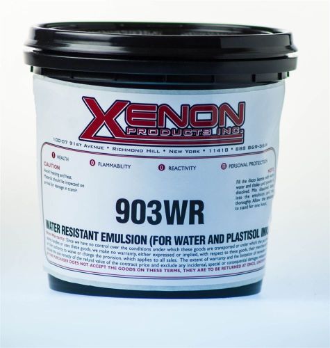 Xenon&#039;s 903 WR Emulsion for Screen Printing Regular Diazo Emulsion 1 quart