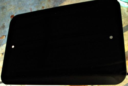 5 pcs.  12 x 18 .040 Gloss BLACK  ALUMINUM SIGN BLANKS-- ( DOT Type ).