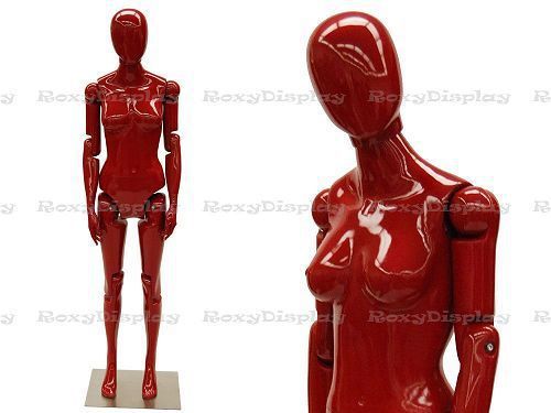Female Fiberglass Mannequin Flexible Head Arms and Legs #MC-FFXKEG