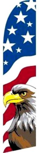 Usa eagle 15&#039; business swooper flag super sign flutter advertising banner * for sale