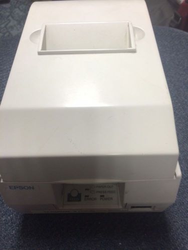 Lot of 2 Epson TM-U200B Model M119B Receipt Printers No Power Supply