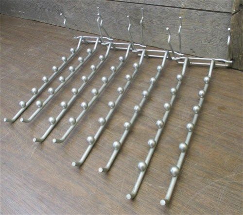 Lot 4 industrial age peg board hooks ladder brackets garage vintage hardware d for sale