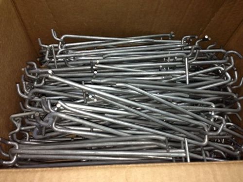 100 Pc steel 8&#034; Pegboard Scan Hooks