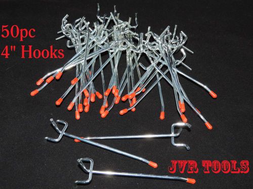 50pc 4&#034; Peg Board Hooks Display Storage Organization