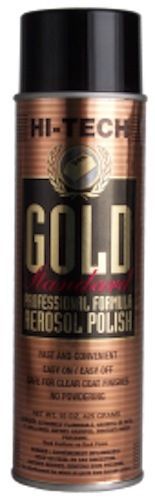 HI TECH GOLD STANDARD AEROSOL POLISH 15 OZ.