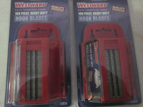 LOT OF ~ 200 ~ WESTWARD HEAVY-DUTY UTILITY HOOK BLADES 2-NOTCH CARPET ROOFING