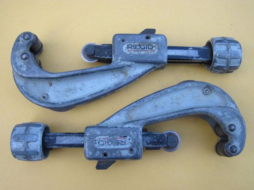 2 ridged 151 tubing cutters plumbing