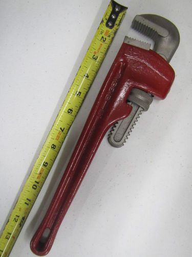 RIDGID 814 ALUMINUM  14&#034; pipe wrench  ALLOY STEEL JAWS ELYRIA OHIO USA