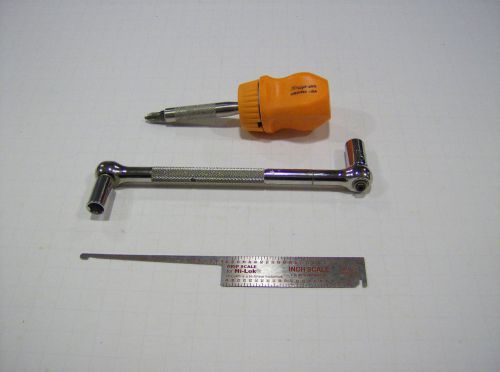 Omega Hi-lok Roller Ratchet 11/32&#034; 5/16&#034; Sockets  Snap-On Ratchet Screwdriver